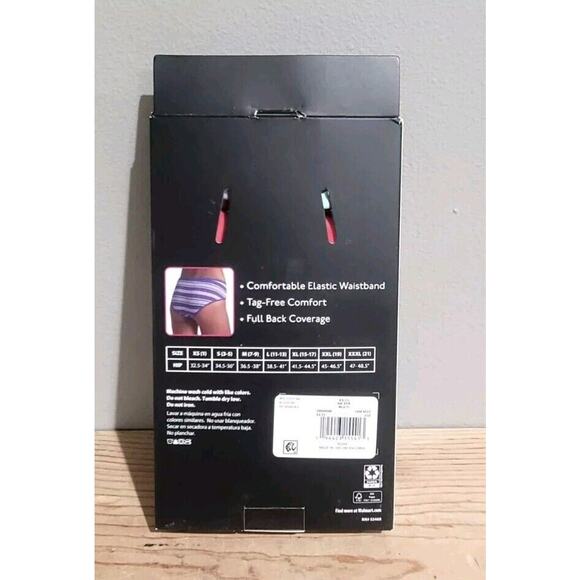 No Boundaries Hipster Panties NEW Womens Size XS 5 Pair Cotton Stretch Underwear - Picture 3 of 4